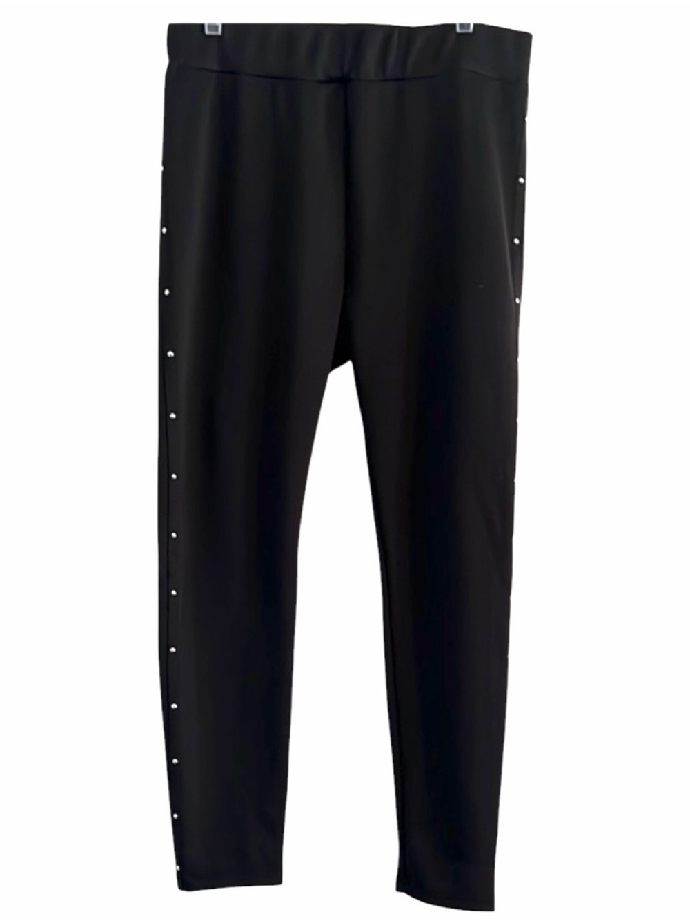 Thalia Sodi Black Leggings with Silver Stud Accents Size L